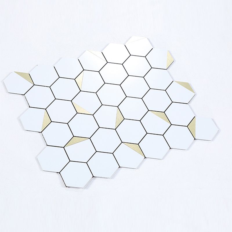 Kitchen Mosaic Tile Wallpaper Waterproof Peel and Stick Backsplash Tile