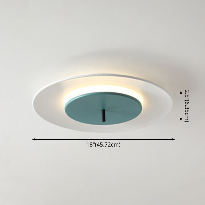 Acryl Cirkel Flush Mounted Plafond Licht Nordic LED Dicht Bij Plafond Verlichtingsarmatuur