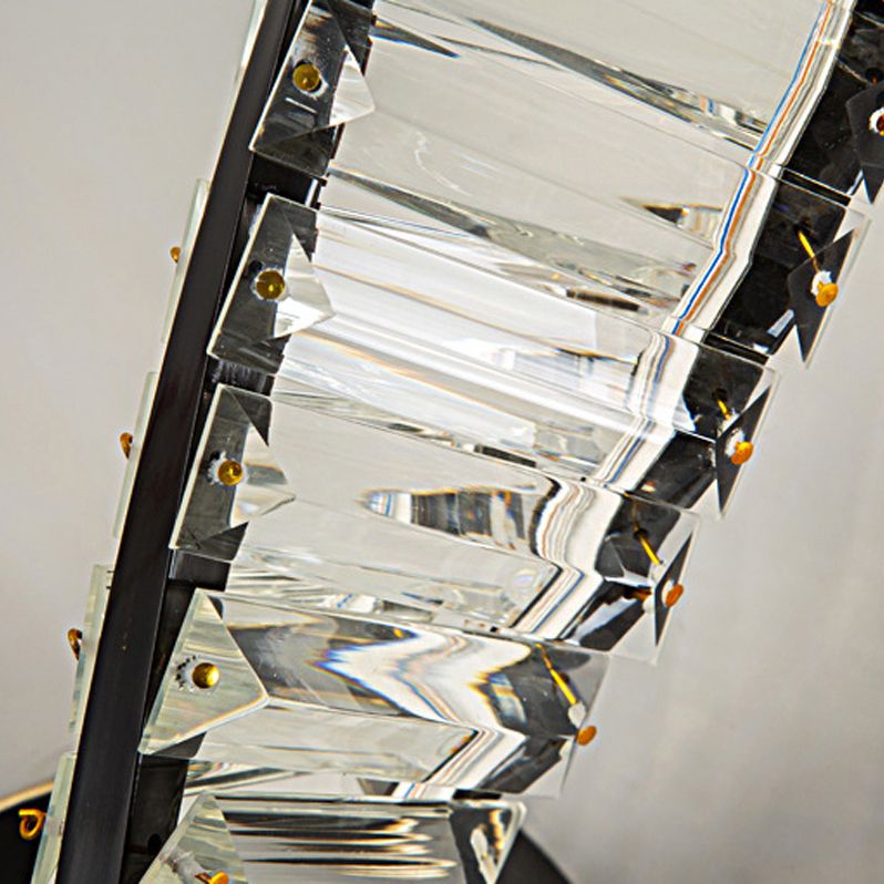 Modern Geometric Vanity Lamp Crystal 1-Light Vanity Wall Lights