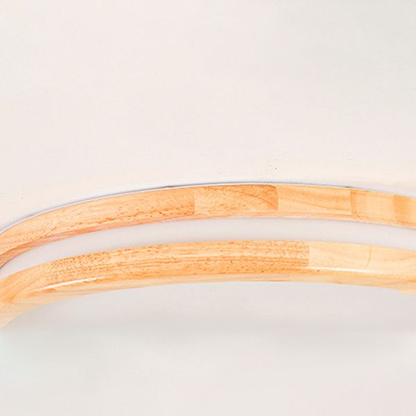 Lampada da soffitto a LED a forma geometrica Moderna in legno 1 luce da incasso per corridoio sala da pranzo