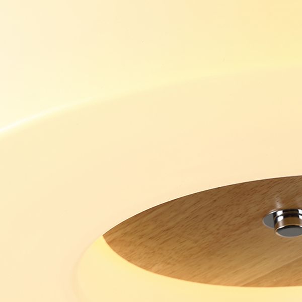 Luz de techo de madera para techo de luz moderna 1 Accesorios de luz de techo de descarga de luz en Brown