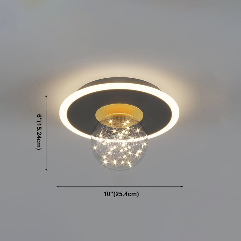 Moderne Deckenleuchte mit 2 Lichtern, LED-Deckenleuchte für die Deckenmontage