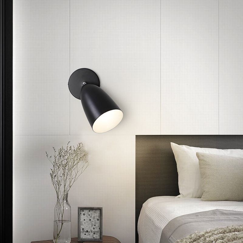 Contemporary Metal Wall Sconce Minimalist Wall Light Fixture with Adjustable Arm