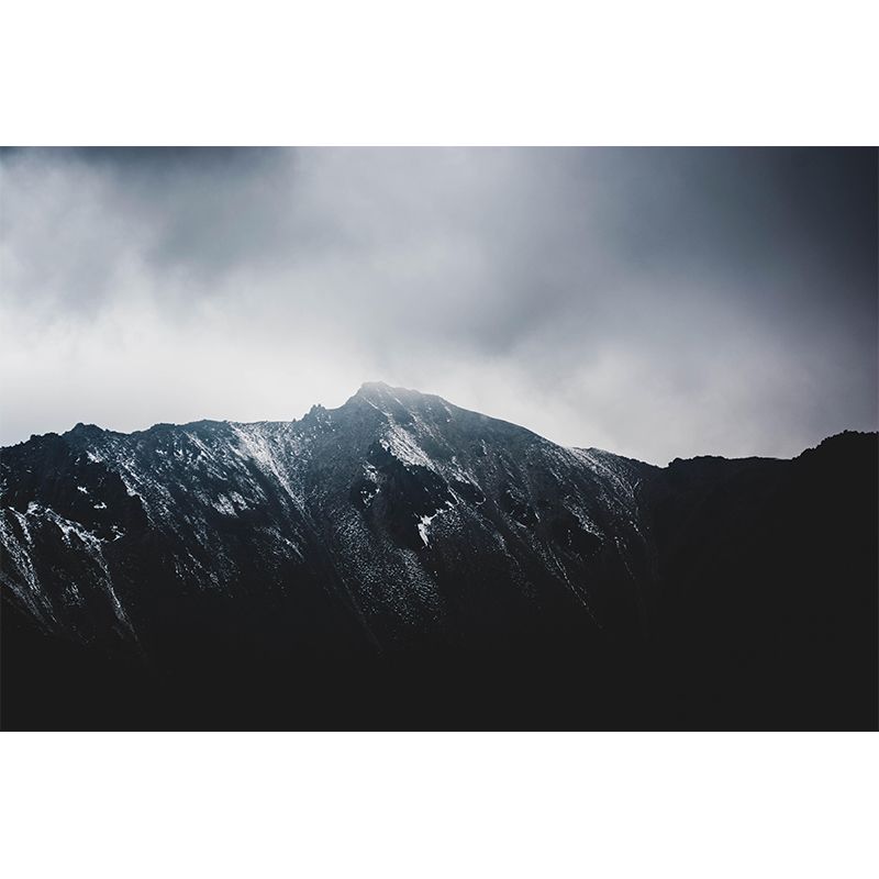 Wall Mural Modern Style Mountain Wallpaper Photography Mildew Resistant for Living Room