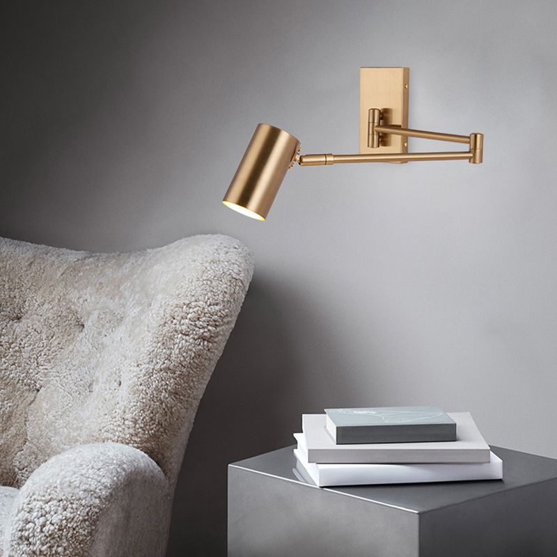 Contemporary Wall Sconce Minimalist Wall Light Fixture with Adjustable Arm