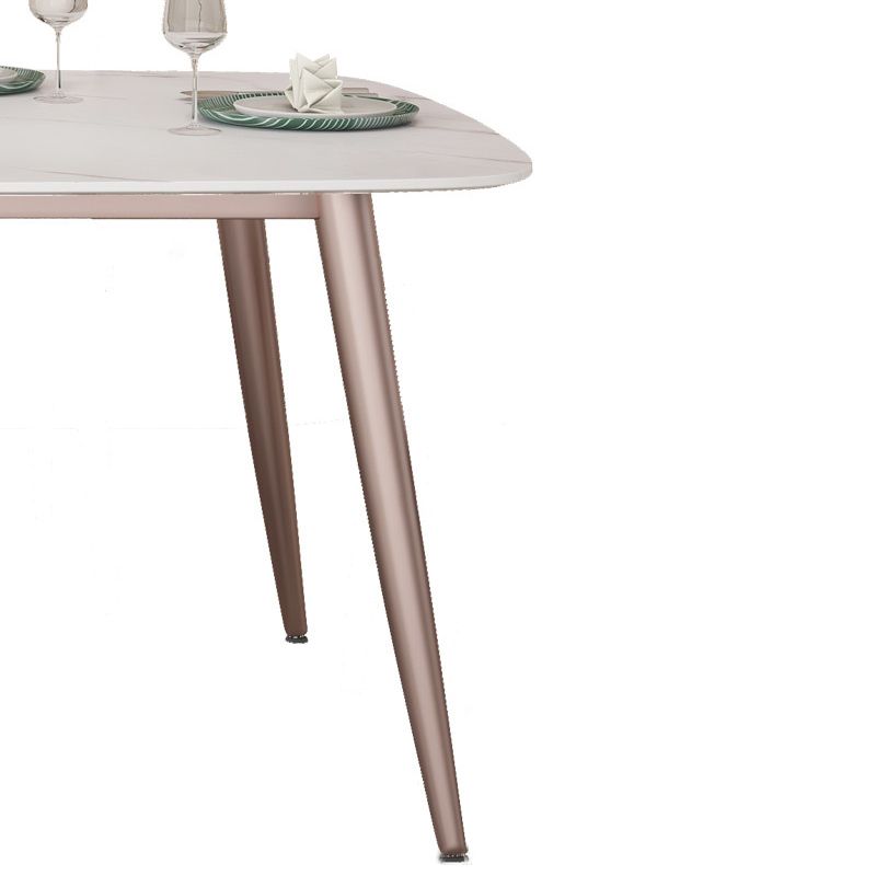1/4/5/7 Pieces Dining Chairs Set  Dining Table Set with Sintered Stone Top