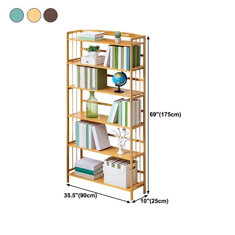 Rectangle Wooden Bookshelf Modern Style Home Office Bookcase