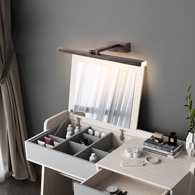 Luminaire mural allongé en acrylique Simplicité LED Ponderie d'éclairage pour salle de bain