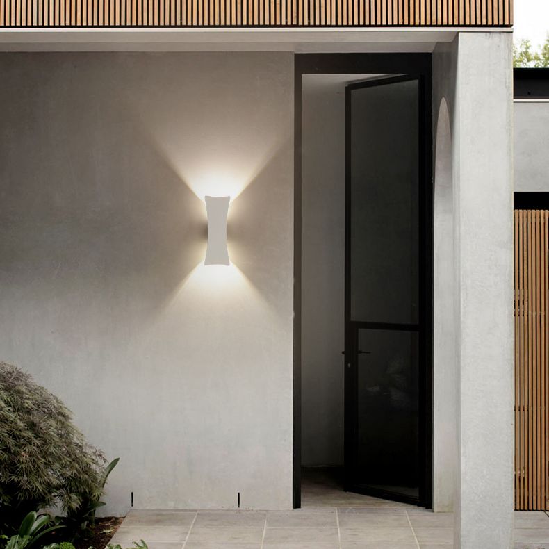 Modern Minimalist Style Up and Down LED Wall Sconce Metal Wall Mounted Lamps for Doorway