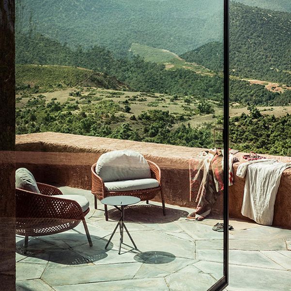 UV and Water Resistant Patio Sofa 31.49" Wide Outdoor Sofa with Cushion