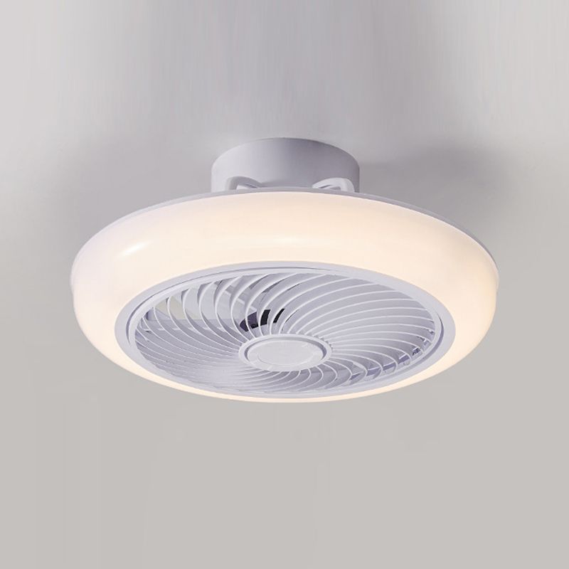 Style simple rond à la lampe à la lampe en acrylique LED à LED à LED en blanc