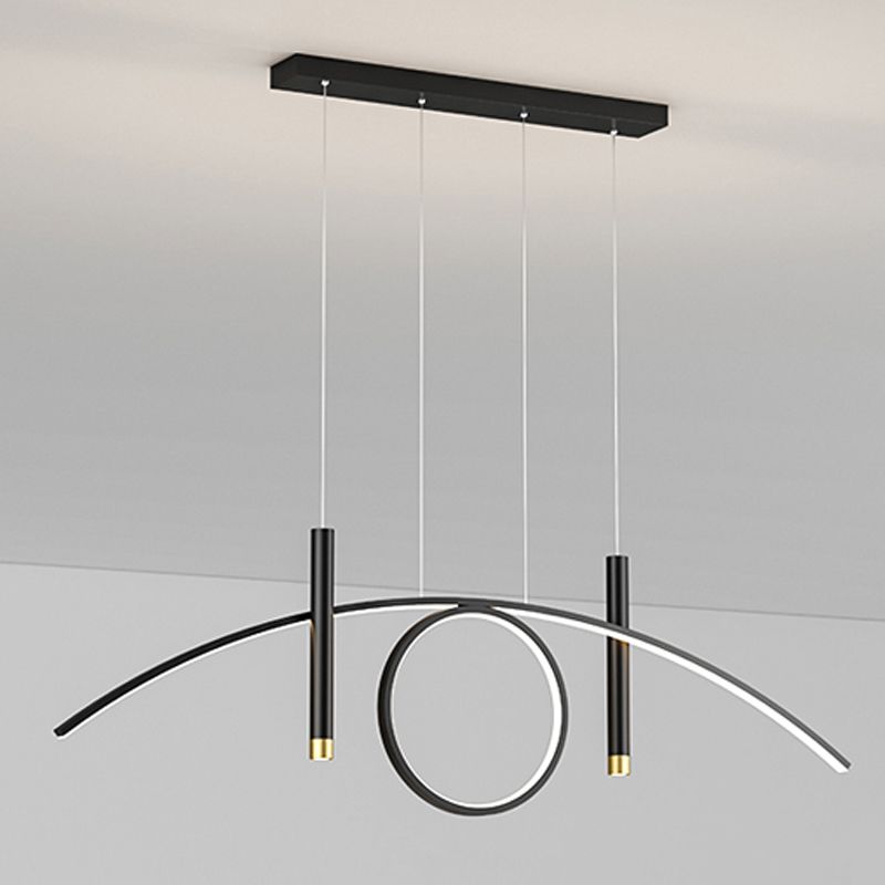 Modern Kitchen Pendant Lights Linear Chandelier Island Lighting Fixtures