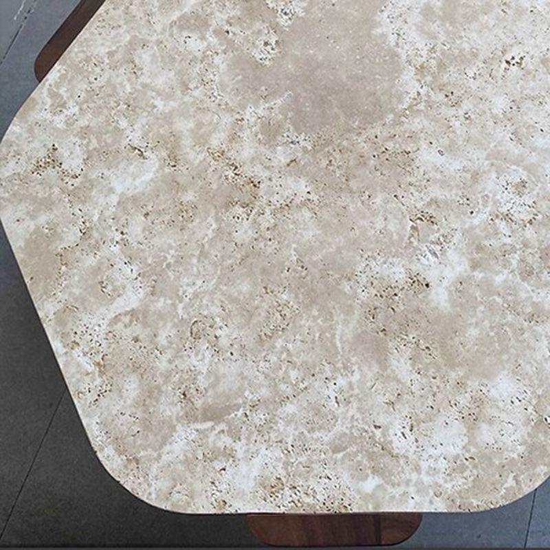 3 Legs Bunching Tables Modern Geometric Stone Coffee or End Table