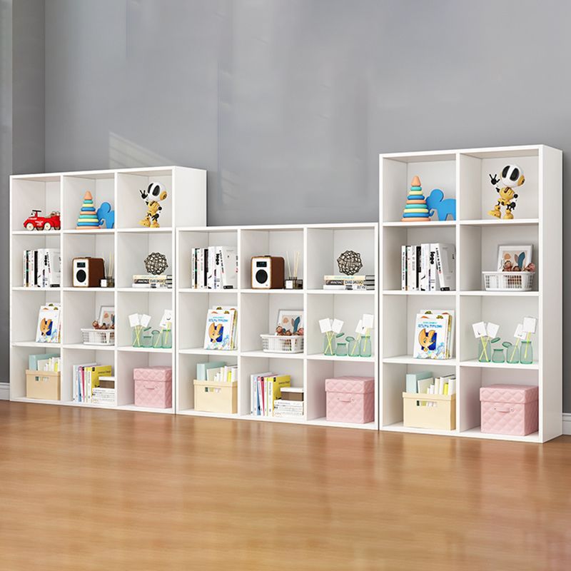 Engineered Wood Bookcase Standard Closed Back Scandinavian Bookshelf