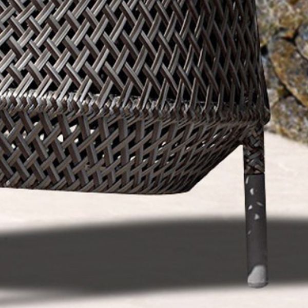 Industrial Metal Frame Outdoor Patio Sofa Water Resistant Patio Sofa