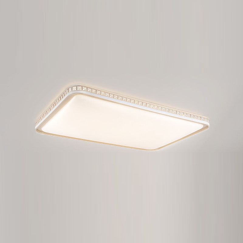 Iluminación de techo geométrica Luz de techo de montaje empotrado de cristal LED de estilo nórdico