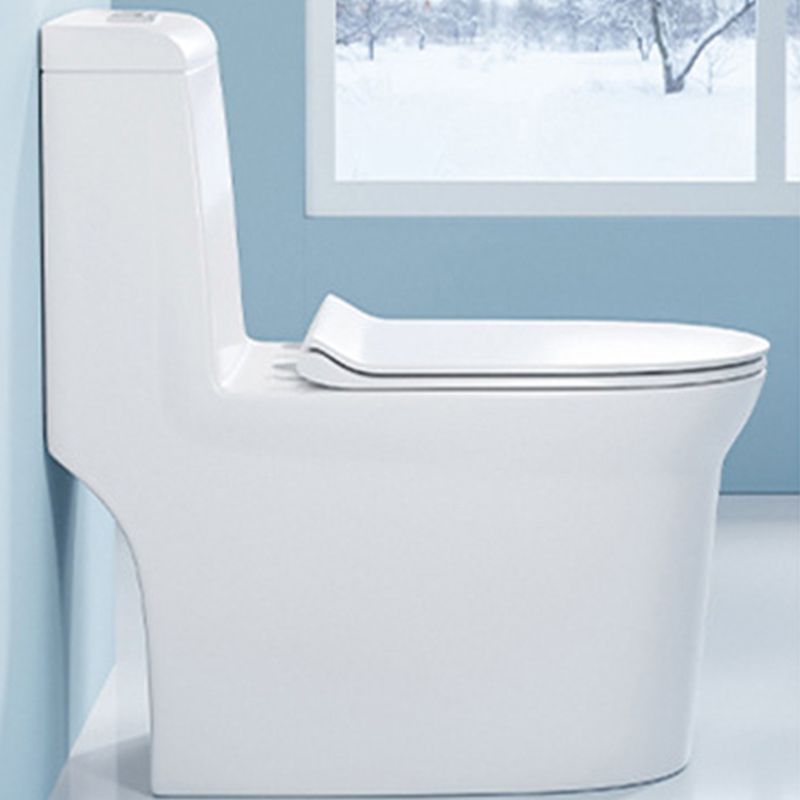 Modern White Ceramic Flush Toilet Floor Mounted Urine Toilet for Washroom