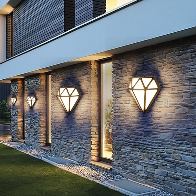 Moderne Wandmontage leichte LED -Wandleuchten mit Acrylschatten