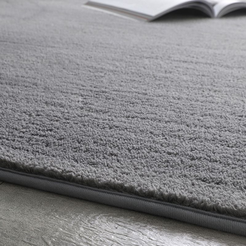 Calming Plain Shag Rug Polyester Indoor Carpet Non-Slip Backing Area Carpet for Home Decoration