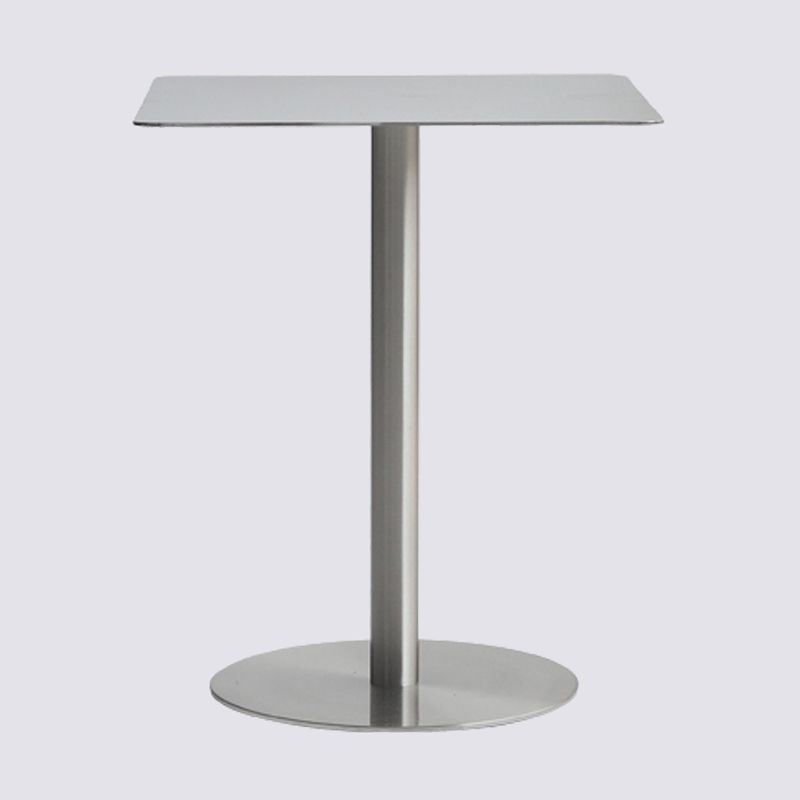 Metal Industrial Dining Table Stainless Steel Table for Kitchen and Dining Room