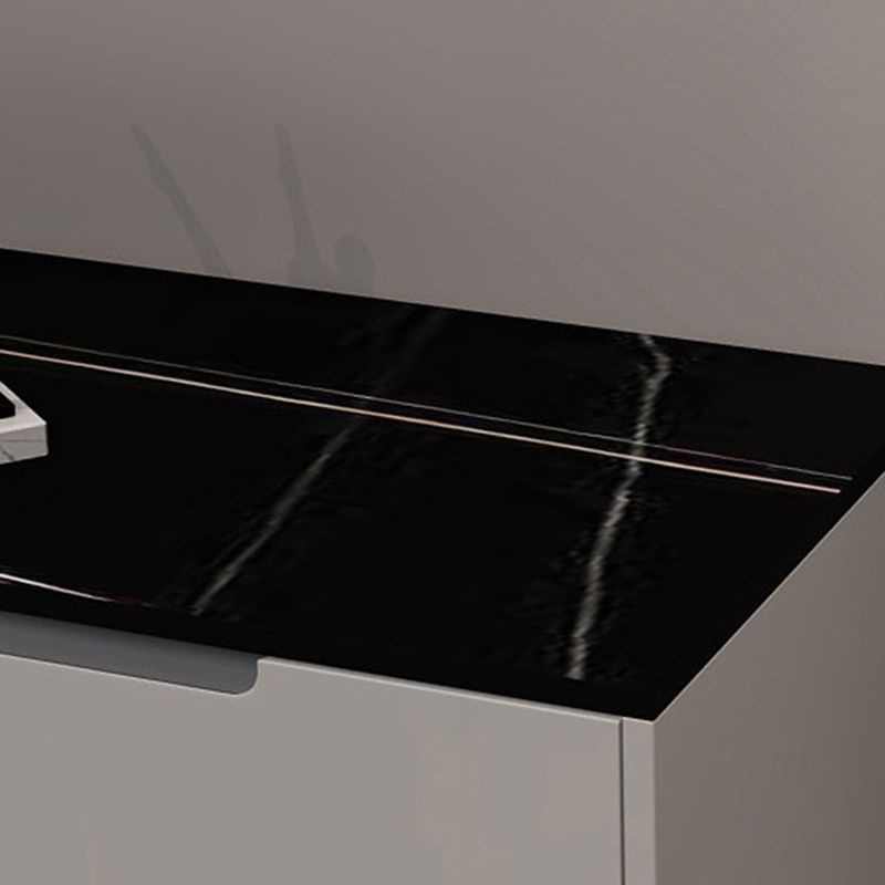 15.6-inch Width Contemporary Storage Chest Stone Dresser with 3 Drawers