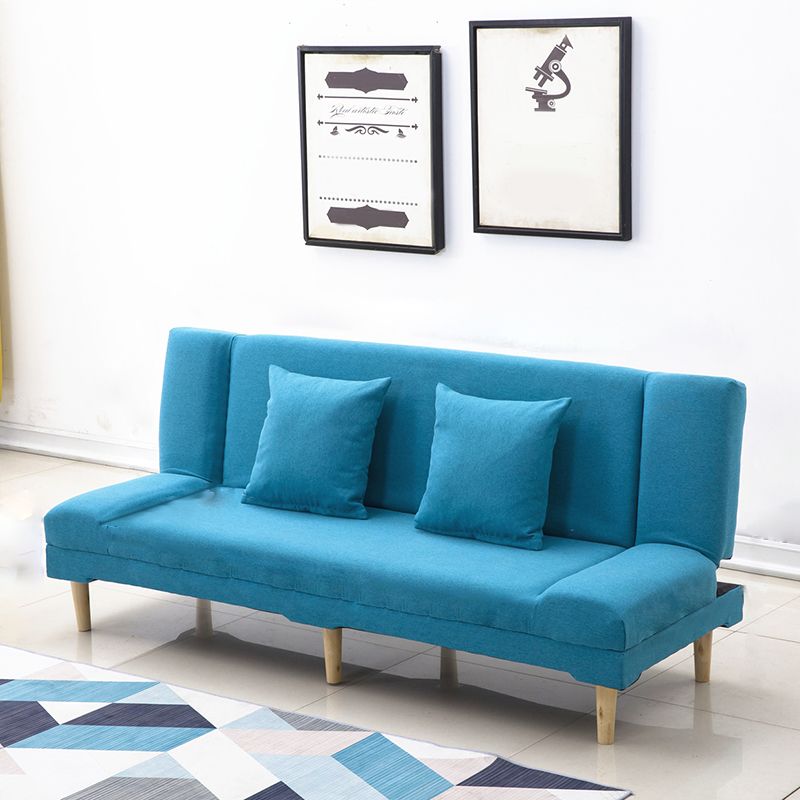 29.53" H Armless Modern Convertible Sofa with Tight Back Sofa for Living Room, Apartment