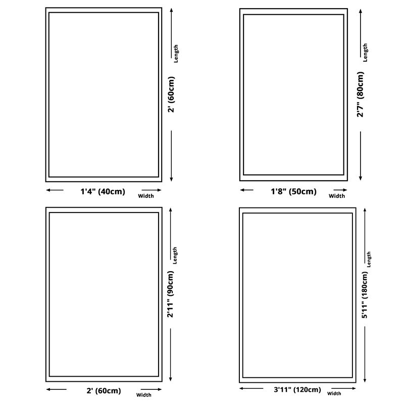 Green Tone Plant Print Rug Polyester Modern Anti-Slip Backing Indoor Rug for Living Room