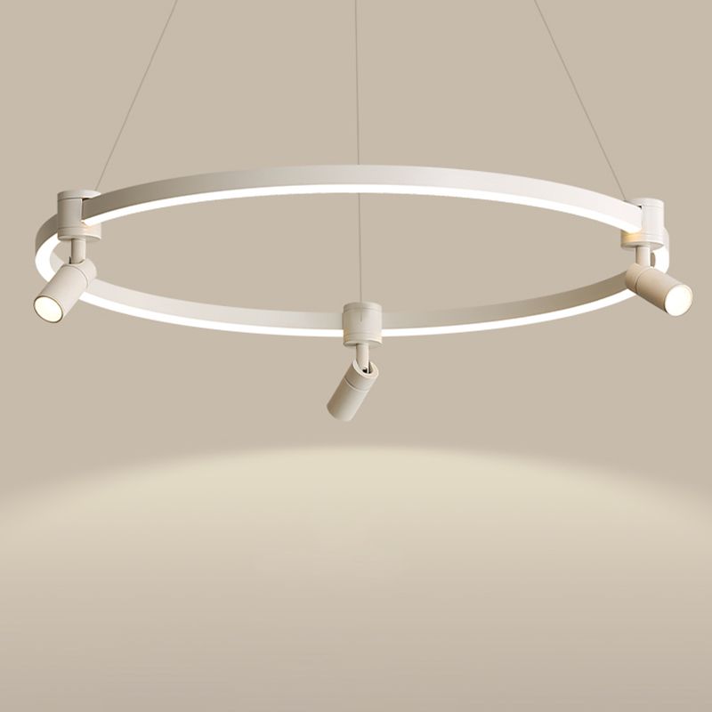 Candeliers contemporáneos accesorios de iluminación colgante orbicular araña de metal orbe para sala de estar