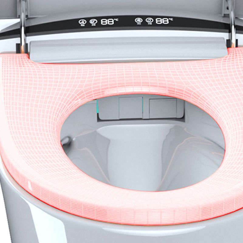 Contemporary Siphon Jet Toilet Bowl One Piece Ceramic Urine Toilet with Seat