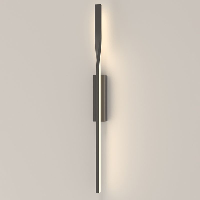 Linear Led Sconce Light Fixture Contemporary Metal Wall Light Fixture for Bedroom