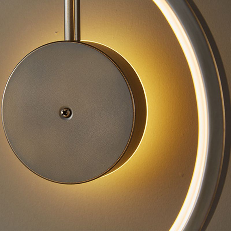 Post-Modern Wall Sconce Copper LED Sconce Lighting for Bedroom