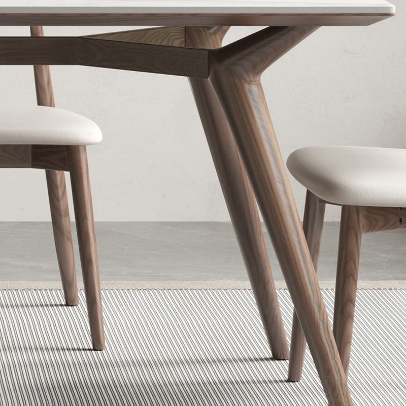 Modern 1/4/5/7 Pieces Dining Dining Chairs Set Stone Rectangle Furniture for Home
