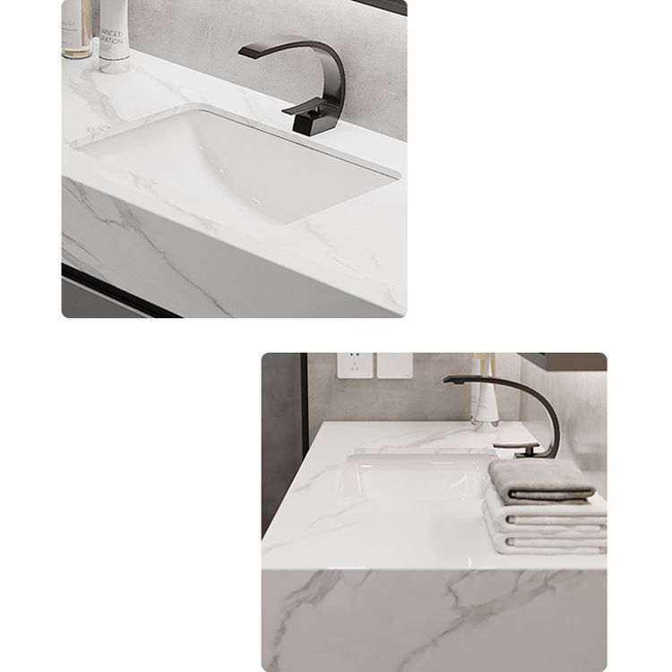 Modern Wall-Mounted Vanity Mirror Cabinet Sink Bathroom Vanity Cabinet