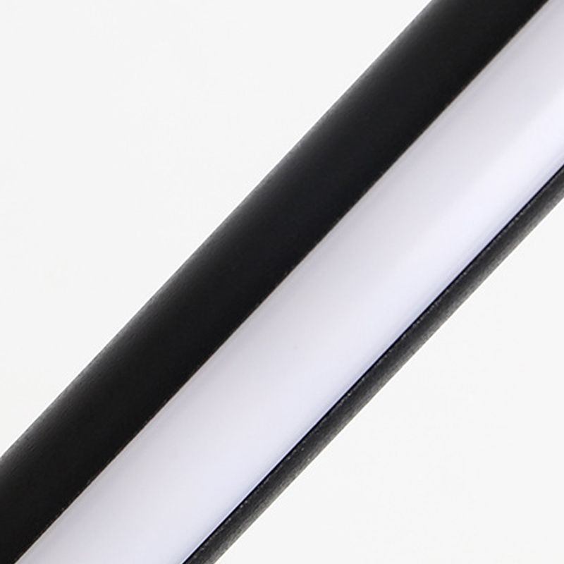 Modern 1-Light Table Lamp Linear Eye Protection Table Light for Dormitory