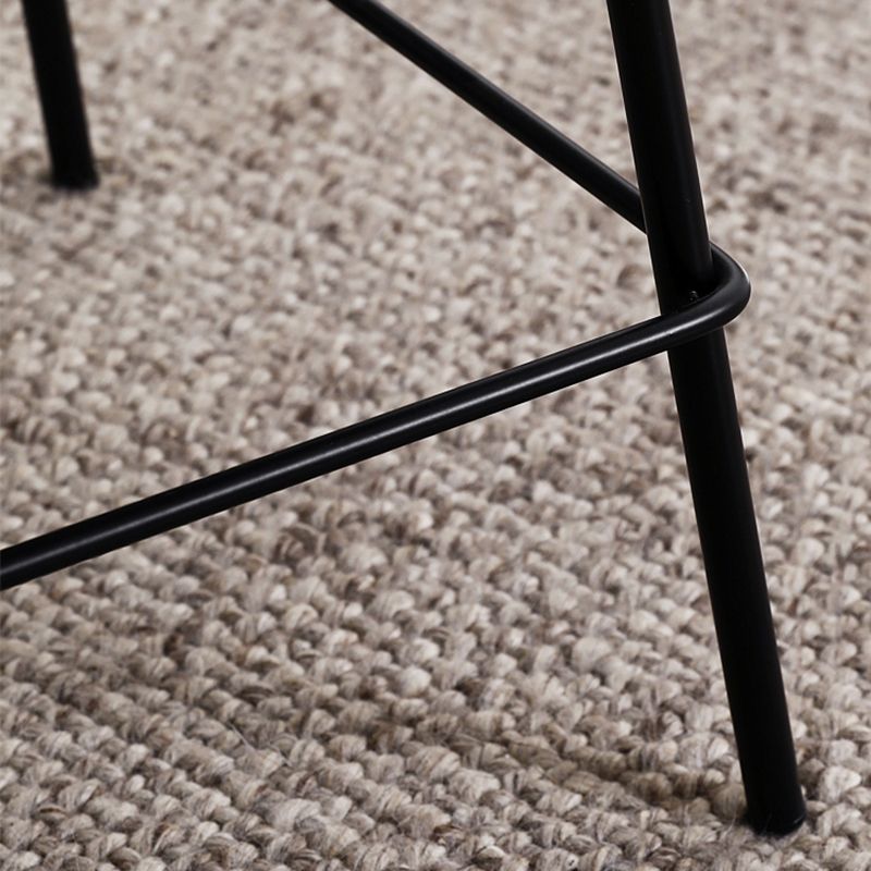 Modern Metal 3 Legs / Trestle Base Triangle / Oval Wood Top Coffee Table