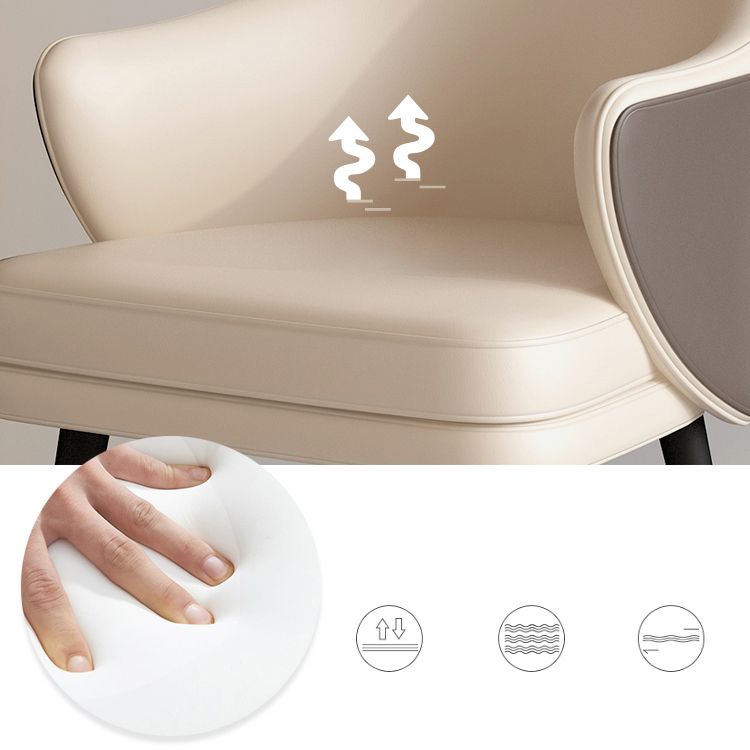 Scandinavian Kitchen Dining Room Set with Sintered Stone Top and Black Base Dining Furniture