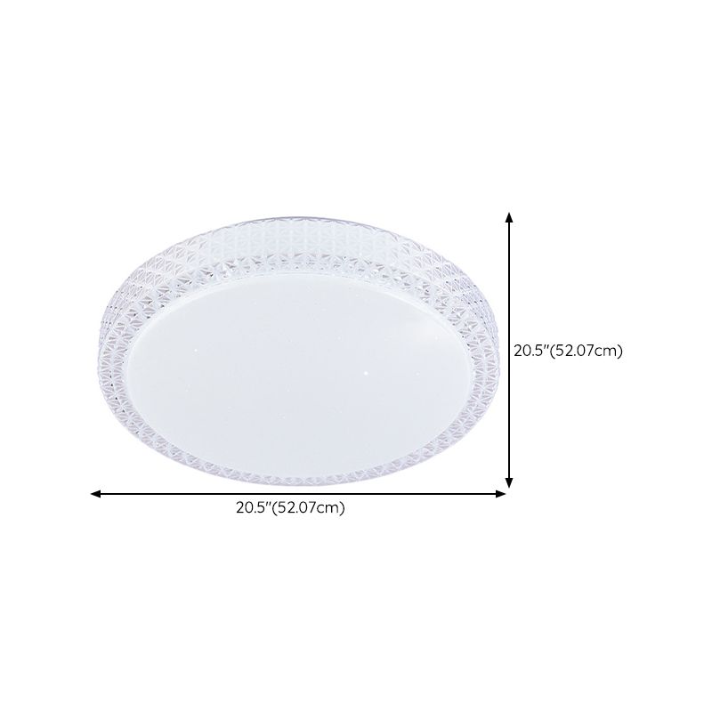 Modern Ceiling Light LED Ceiling Mount Light with Acrylic Shade for Living Room