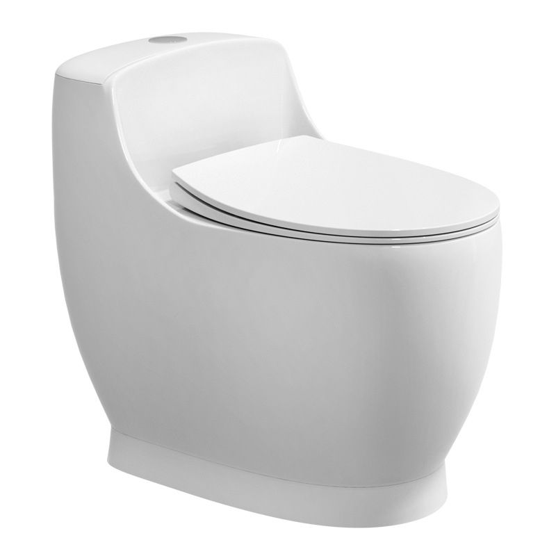 Modern 1-Piece Flush Toilet Floor Mount Urine Toilet for Bathroom