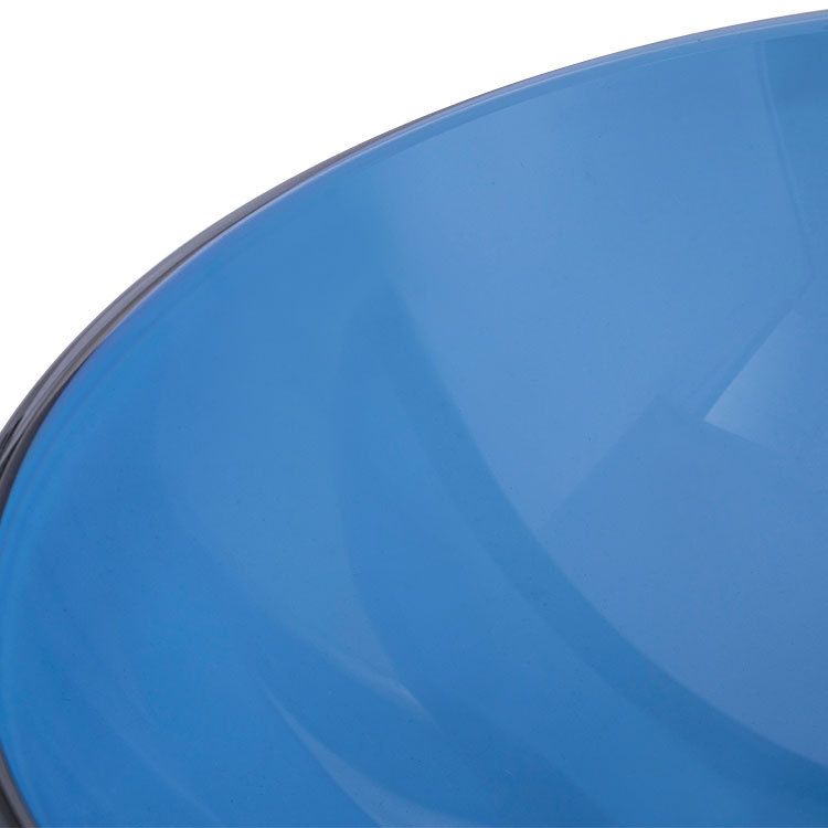 Creative Vessel Bathroom Sink Glass Vessel Lavatory Sink in Blue