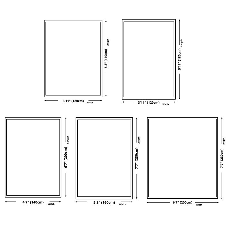 Tapis de motif graphique asymétrique moderne Tapis de support de zone de polyester à la mode foncé