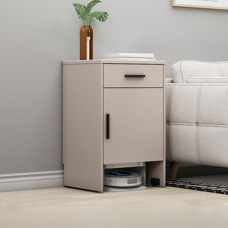 Modern Stone Top Accent Cabinet with Drawer Storage Cabinet 18.9" Long