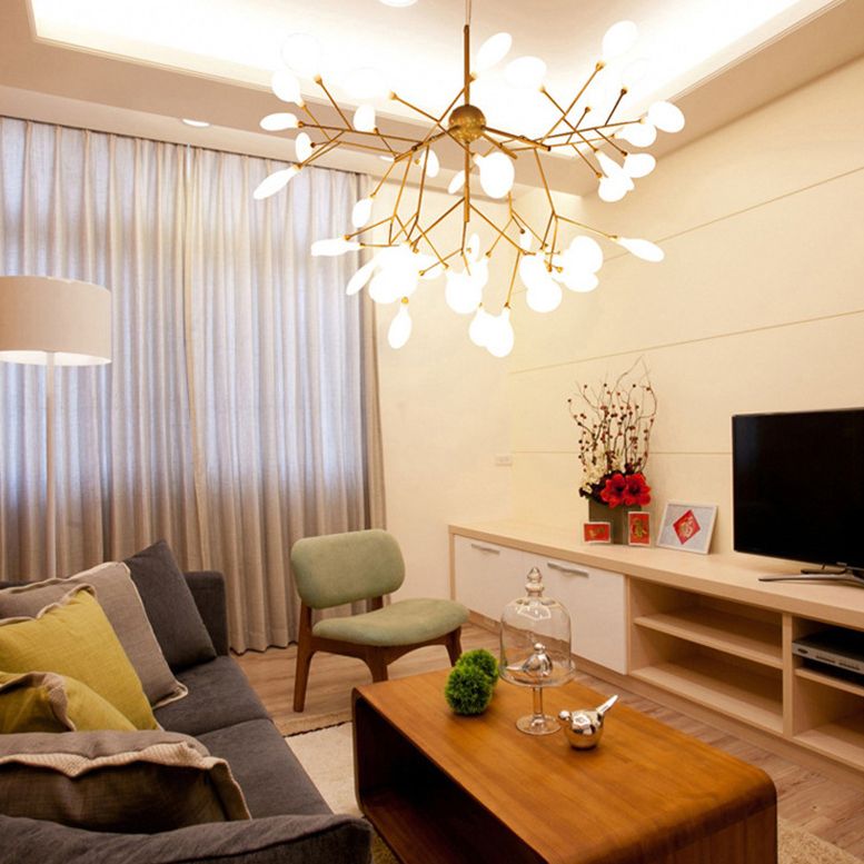 Lampade a LEDSHADE ACRILICO LAMBRICA ACRILICO in stile nordico in stile oro