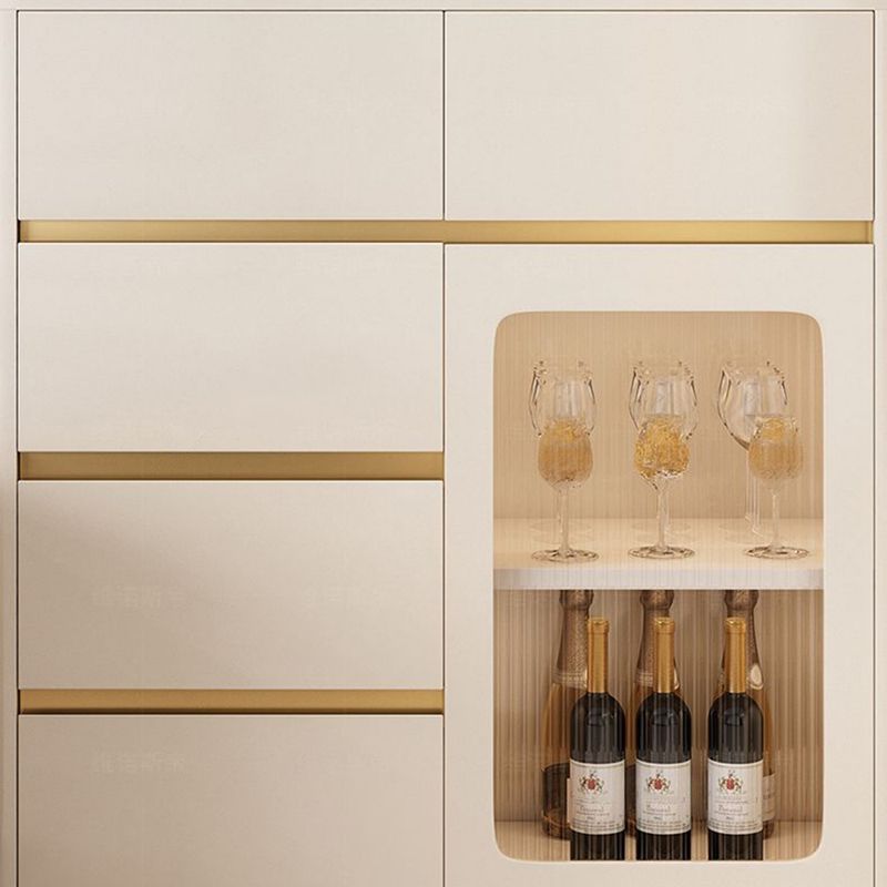 Contemporary Style Rectangle Bar Height Pub Table for Living Room