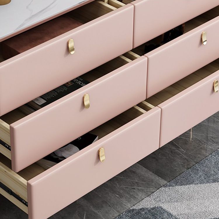 5 Drawers Vertical Wooden Lingerie Chest Modern Bedroom Storage Chest