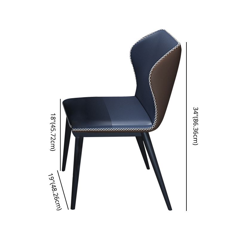 Contemporary Dining Set with Sintered Stone Dining Table and Cushioned Chairs