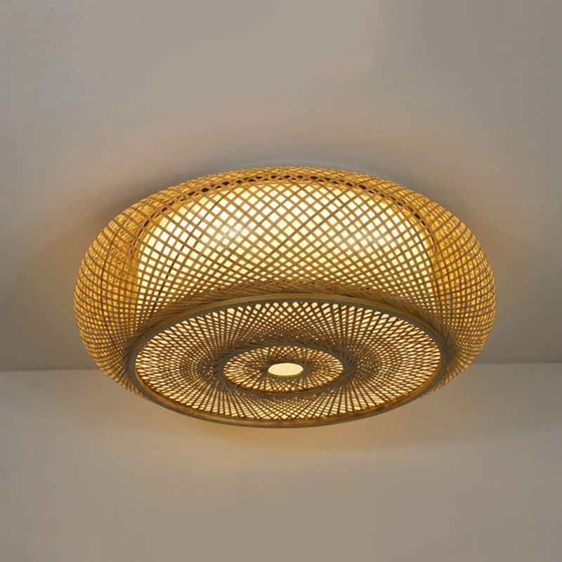 Éclairage de magasin de restaurant de luminaire de plafond encastré en bambou