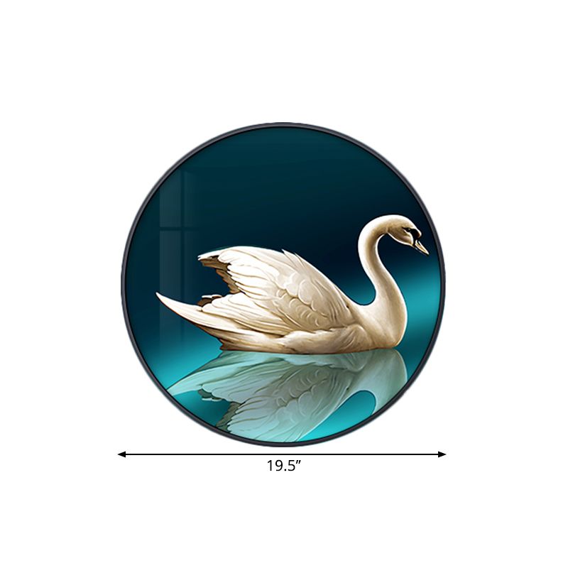 Idées d'éclairage mural mural cercle en métal