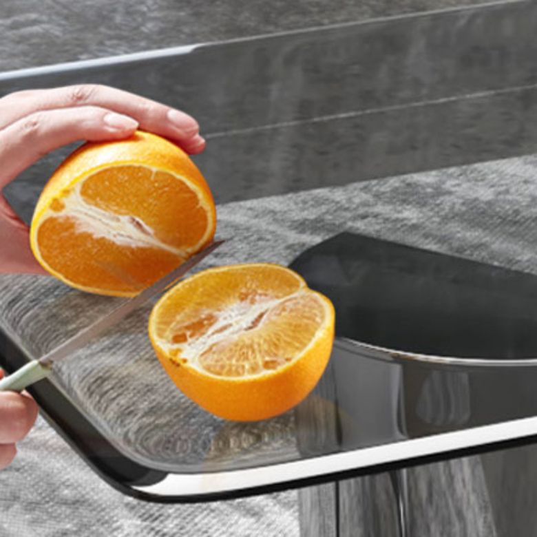 1/2/3 Pieces Modern Rectangle Tempered Glass Top Dining Set for Home