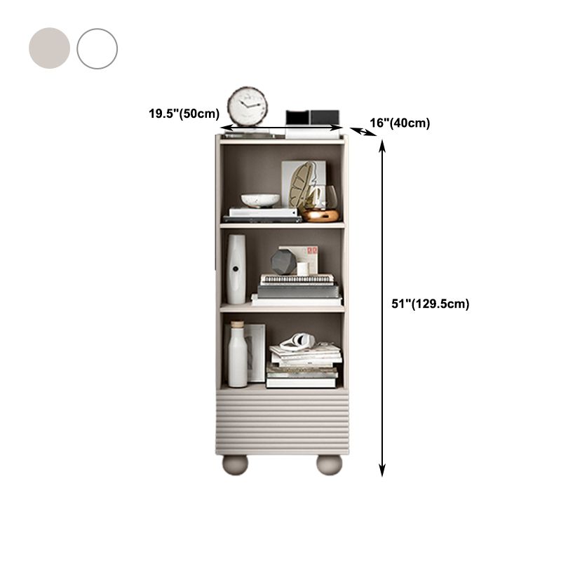 Standard Book Shelf with Drawer Vertical Shelf Bookcase for Office