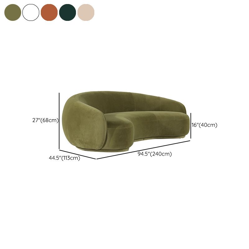 Contemporary Stationary Fabric 3 Seater Living Room Tuxedo Arm Sofa